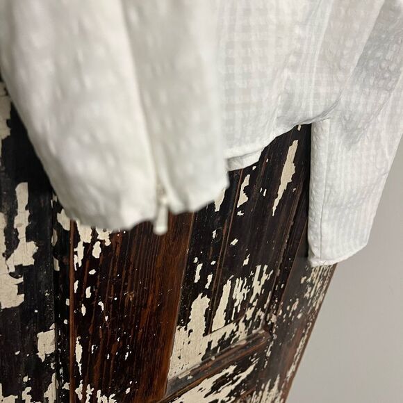 NWT women’s TopShop size 4 crop low v peasant top. - Picture 6 of 12